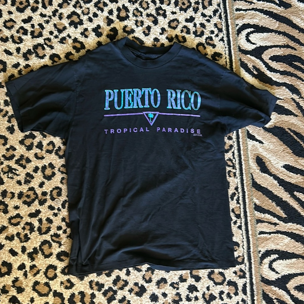 Medium Puerto Rico Tee, thick cotton